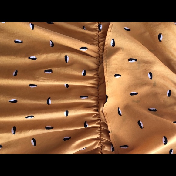 Yellow Strapless Dress - Picture 2 of 3